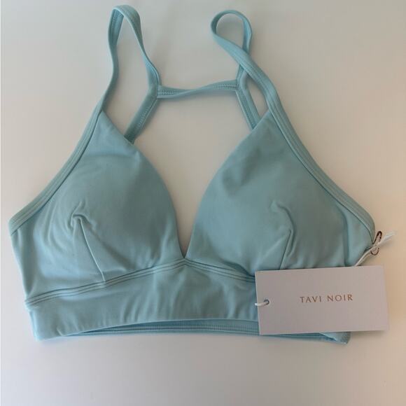 NWT TAVI Noir Studio Sports Bra Size XS In Powder Blue - Picture 2 of 11